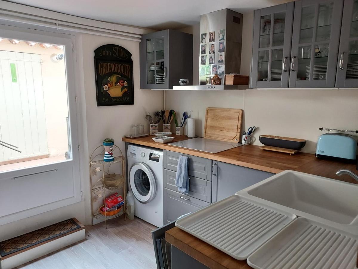 Rez-De-Chaussee Privatif Spacieux 3* D'Une Villa Centre Ville 耶尔 外观 照片