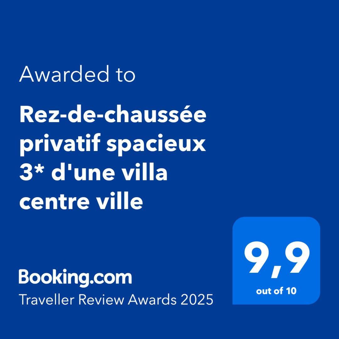 Rez-De-Chaussee Privatif Spacieux 3* D'Une Villa Centre Ville 耶尔 外观 照片